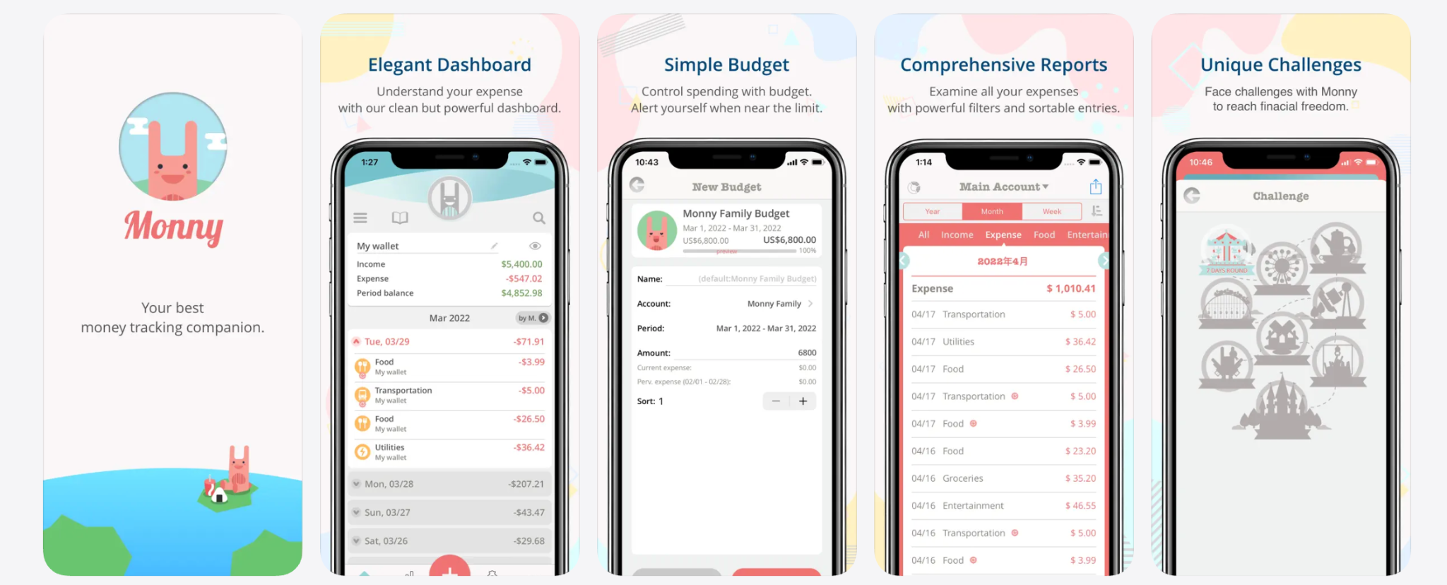 Monny App Tracker Expenses