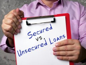 Deciding between taking secured and unsecured loans